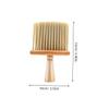 DEARMAMY 1Pc Men Neck Duster Brush Soft Hair Cleaning Tool for Barbers Ergonomic Design for Comfortable Grip Easy to Clean Durable Grooming Accessory for Hair Salons and Personal Use view 3