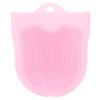 DEARMAMY Silicone Facial Brush Exfoliator for Women Deep Cleansing Handheld Face Scrubber Soft Silicone Bristles for Gentle Exfoliation and Massaging for Daily Skin Care view 1