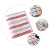 NOLITOY 1Pc Soft Absorbent Pure Cotton Facial Towel Dual Gauze Design Quick Drying Bathroom Towel Lightweight Washable Striped for Daily Use view 4