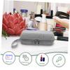 DIYEAH Mini Makeup Suitcase Bag for Women Portable Cosmetic Case Mirror Travel Makeup Organizer for Easy Access Compact Rigid Shell Design view 4