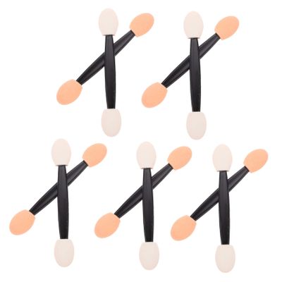DEARMAMY Double-Ended Eyeshadow Brush 100pcs Disposable Latex Sponge Applicators for Makeup Artists and Enthusiasts Versatile Eyeshadow Makeup Tool for Application