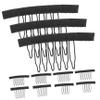 PartyKindom 50Pcs Wig Accessories Interlocking Tool for Locs Wig Caps Combs Clips for Hair Styling for Wig Lovers and Hair Salons view 1
