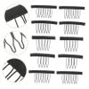 PartyKindom 50Pcs Wig Accessories Interlocking Tool for Locs Wig Caps Combs Clips for Hair Styling for Wig Lovers and Hair Salons view 3