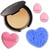Beetbul Makeup & Exfoliation Kit - Biss Compact Powder + 1 Medium Velvet Puff + 2 Finger Puffs + 1 Facial Exfoliating Sponge (10 Honey, One Size) view 1