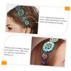 OUNONA Jeweled Headband for Women Elastic Circle Headband Hair Accessory for Hair Fashion Jewelry view 3
