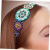 OUNONA Jeweled Headband for Women Elastic Circle Headband Hair Accessory for Hair Fashion Jewelry view 4