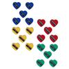 Uonlytech 60pcs Heart Shaped Makeup Pencil Sharpeners for Eyebrow Pencils Compact and Lightweight Easy to Carry for Travel and Everyday Use view 1