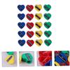 Uonlytech 60pcs Heart Shaped Makeup Pencil Sharpeners for Eyebrow Pencils Compact and Lightweight Easy to Carry for Travel and Everyday Use view 2