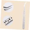 Beaupretty 2pcs Static Tweezers for Eyebrows Nails Non-magnetic Precision Tools for Professional Personal Use Lightweight Design Fine Tips for Easy Handling view 3