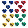 DOITOOL Heart Shape Single Hole Eyeliner and Eyebrow Pencil Sharpener 60pcs Makeup Tool Easy to Use for Artists and Makeup Lovers view 1