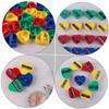 DOITOOL Heart Shape Single Hole Eyeliner and Eyebrow Pencil Sharpener 60pcs Makeup Tool Easy to Use for Artists and Makeup Lovers view 3
