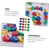 Angoily 60PCS Heart Shaped Single Hole Pencil Sharpener Set Makeup and Eyebrow Pencil Sharpeners for School and Office Supplies Portable Sharpening Tools view 3
