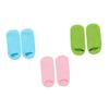 OUNONA 3 Pairs Moisturizing Foot Masks Socks for Dry Feet Non-Slip Cotton Blend Full Coverage view 1
