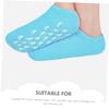 OUNONA 3 Pairs Moisturizing Foot Masks Socks for Dry Feet Non-Slip Cotton Blend Full Coverage view 2