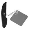 CALLARON Folding Beard Comb Keychain Mirror Compact Pocket Size Fine Tooth Design for Men Travel Grooming Tool for Beards and Mustaches view 1