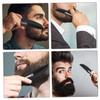CALLARON Folding Beard Comb Keychain Mirror Compact Pocket Size Fine Tooth Design for Men Travel Grooming Tool for Beards and Mustaches view 2