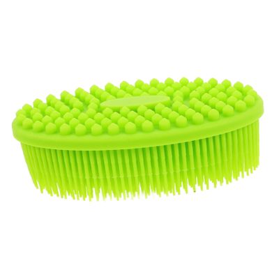 Abaodam Bath Silicone Brush Soft Scalp Massager for Newborns Toddlers Gentle Hair Cleaning Tool Ergonomic Grip for Comfortable Use for Bath Cradle Cap Care