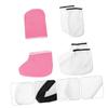 Beaupretty 4pairs Hand Foot Mask Cover Paraffin Wax Bath Gloves for Dry Cracked Feet Exfoliating Glove view 2