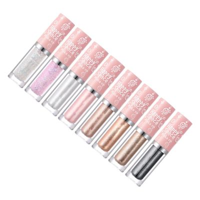 BIUDECO 8pcs Eyeshadow Palette Alternative Glitter Eyeshadow Palette Eye Makeup Accessories for Women Shiny Eye Makeup Kit