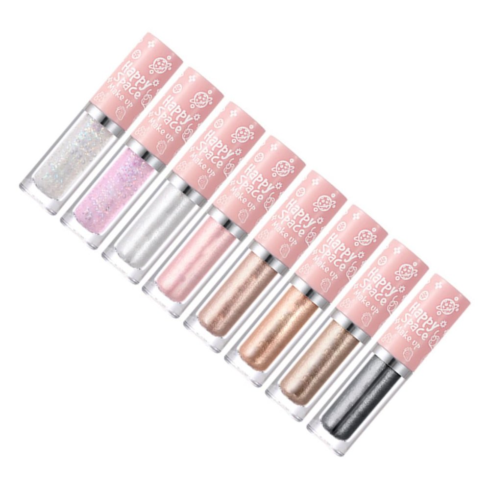 BIUDECO 8pcs Eyeshadow Palette Alternative Glitter Eyeshadow Palette Eye Makeup Accessories for Women Shiny Eye Makeup Kit
