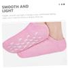 FOYTOKI 3Pairs Moisturizing Foot Care Socks Spa Foot Masks for Dry Feet Slip Resistant Salon Foot Covers Soft Blend for Night Use Fits view 4