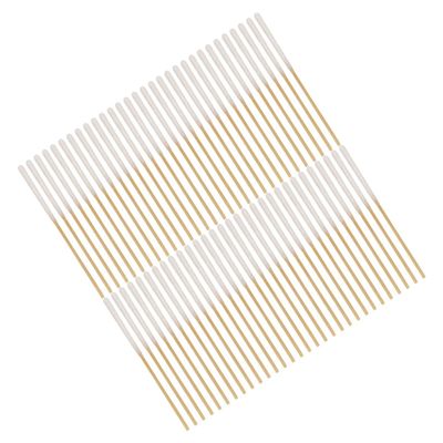 NIYANGLE 60pcs Disposable Cotton Swabs for Makeup and Cleaning Thick Cotton Sticks for Beauty Routine Applicator for Hard Reach Areas for Household and Beauty Shops