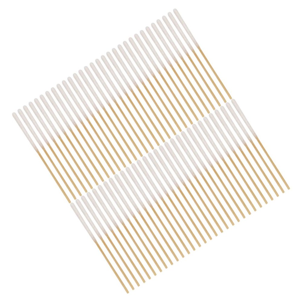 NIYANGLE 60pcs Disposable Cotton Swabs for Makeup and Cleaning Thick Cotton Sticks for Beauty Routine Applicator for Hard Reach Areas for Household and Beauty Shops