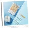 NIYANGLE 60pcs Disposable Cotton Swabs for Makeup and Cleaning Thick Cotton Sticks for Beauty Routine Applicator for Hard Reach Areas for Household and Beauty Shops view 3