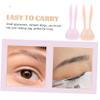 DEARMAMY 2sets 4pcs Eyebrow Trimmer Portable Facial Razor for Women Safe Makeup Tool for Eyebrow Shaping Compact Design for Travel Light and Non Slip Handle for Easy Control 4pcs*2 view 2
