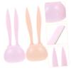 DEARMAMY 2sets 4pcs Eyebrow Trimmer Portable Facial Razor for Women Safe Makeup Tool for Eyebrow Shaping Compact Design for Travel Light and Non Slip Handle for Easy Control 4pcs*2 view 3