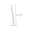 HAKIDZEL Wheat Straw Eyebrow Razor 12-Piece Set Stainless Steel Blades Facial Hair Remover for Women Eyebrow Trimmer and Shaper Makeup Tool Kit view 2