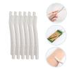 HAKIDZEL Wheat Straw Eyebrow Razor 12-Piece Set Stainless Steel Blades Facial Hair Remover for Women Eyebrow Trimmer and Shaper Makeup Tool Kit view 4