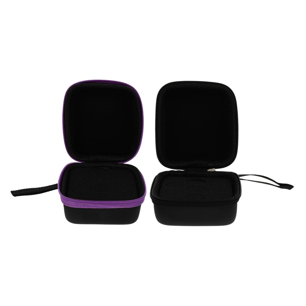 Beaupretty Portable Shockproof Essential Oil Storage Pouches 2pcs 5ml Carrying Cases Lanyard Travel-Friendly Essential Oil Holders for Aromatherapy