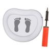 Beavorty Inflatable Foot Bath Basin for Pool Entry PVC Foot Soaking Bath Tray Non-Slip Base for Camping and Home Use Random Color view 1
