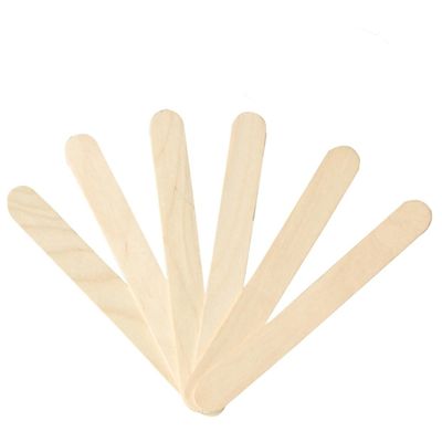 FRCOLOR 100pcs Disposable Wooden Tongue Depressors Wax Spatulas for Waxing Easy to Use for Salons and Home Treatments Suitable for Sensitive Skin