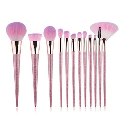 12 Brushes Set Makeup Tools Concealer Foundation Brush Eye Shadow Brush