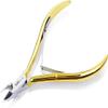 ZOLA Professional Cuticle Nippers  Jaw 12 Gold Stainless Steel  Long Handle Precision Trimmer for Manicure & Pedicure  Sharp, Durable & Ergonomic view 1