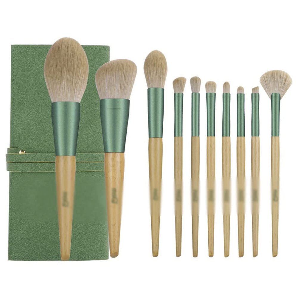 10pcs Makeup Brushes Set Blush Loose Powder Eye Shadow Brushes Beauty Tools