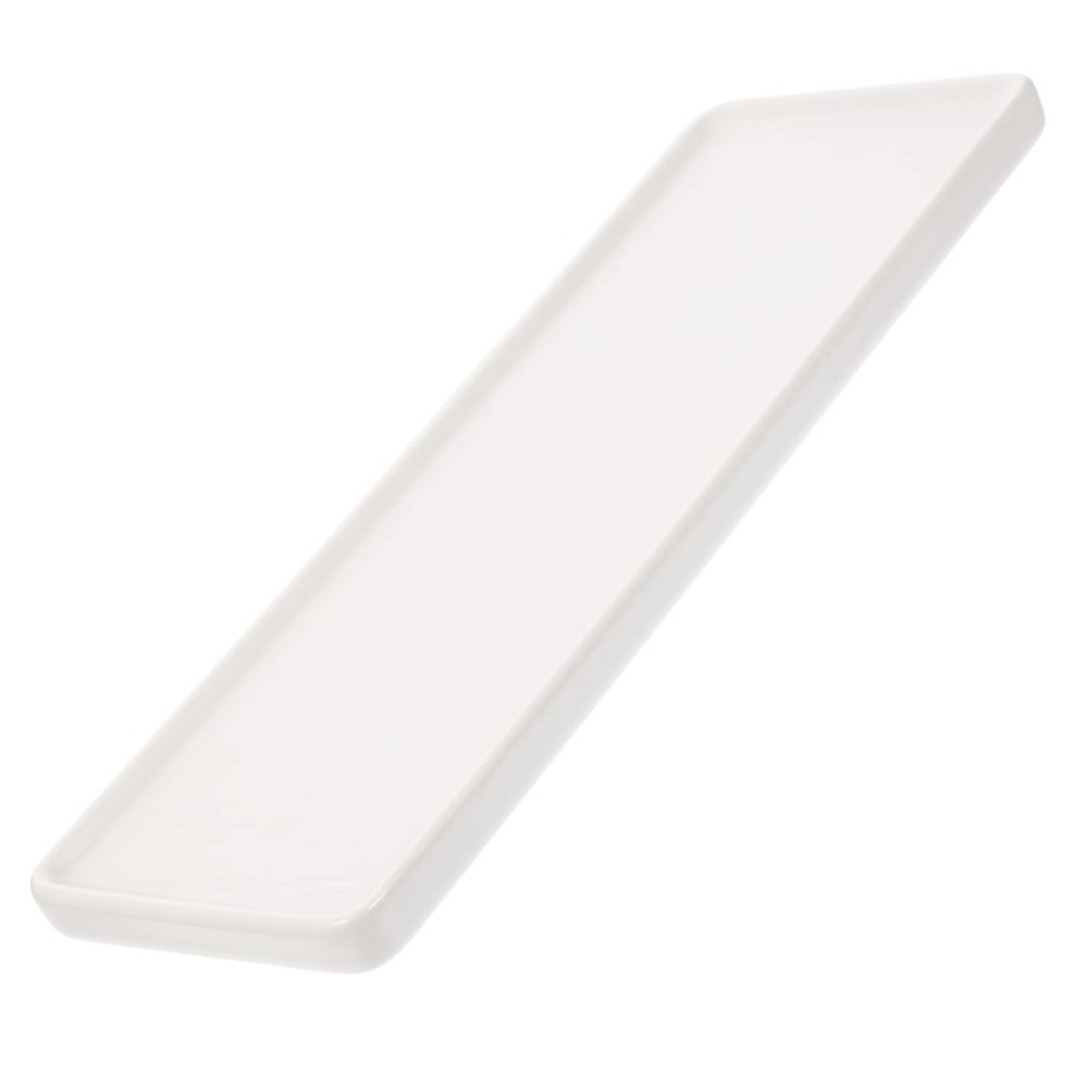 Alipis Ceramic Decorative Tray for Jewelry Makeup Perfume Organization Stylish Storage for Bathroom Vanity Countertop Design