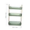 ABOOFAN Bathroom Organizer Rack Transparent Toiletry Storage for Countertop Multi Functional Makeup Holder Vanity Tray for Cosmetics and Skincare Products view 3