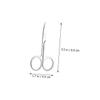 Ipetboom Professional Eyebrow Tweezer and Scissor Set 2-Piece Stainless Steel Beauty Tools for Precise Eyebrow Grooming Suitable for Makeup Enthusiasts and Everyday Use view 2