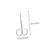 Healeved Eyebrow Tweezer and Scissor Set 2-Piece Stainless Steel Beauty Makeup Tools for Eyebrow Grooming for Women view 2