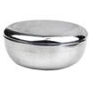 Beaupretty 1Pc Durable Stainless Steel Shaving Bowl for Smooth Lathering Essential Razor Accessory with Lid for Mens Grooming view 1
