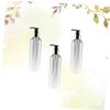 FOYTOKI 3pcs Pet Emulsion Bottle Subpackaging for Syrup Water Condiments Leakproof Press Pump Bottle Travel Accessories view 4