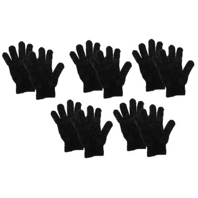 GOOHOCHY 10pcs Exfoliating Bath Gloves Double-sided Body Scrub Mitts Exfoliating Body Wash Mitts for Men Women Machine Washable Soft Material