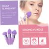 BAZEITFLOW 3Pcs Makeup Sponge Pens Set Small Mushroom Heart Shape Multi-Functional Blending Tools for Face Powder and Liquid Makeup Comfortable to Hold Design view 3