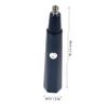 Beaupretty 1 Set Electric Nose Hair Removal Eyebrow Trimmer Portable Manual Shaving Machine for Men and Women Durable Material Lightweight Quick Painless Hair Removal Blue view 2