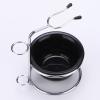 NinthAvenue Basics Shaving Bowl,Stainless Steel,Metal Soap Mug Bowl,Shave Soap Cup,Shaving Mug for Birthday, Black view 2