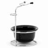 NinthAvenue Basics Shaving Bowl,Stainless Steel,Metal Soap Mug Bowl,Shave Soap Cup,Shaving Mug for Birthday, Black view 3