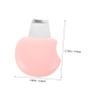 Mikinona Portable Pink Face Scrubber Tool for Blackhead and Sebum Removal Mini Manual Skin Cleansing Spatula for Deep Exfoliation and Pore Care Suitable for Home Use view 2
